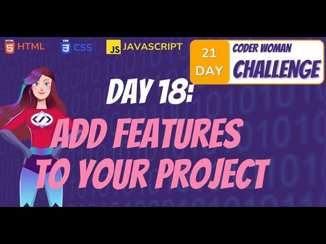 CODER WOMAN DAY 18: 🌙 Add Features to Your Project: Hamburger Menu, Dark Mode & More